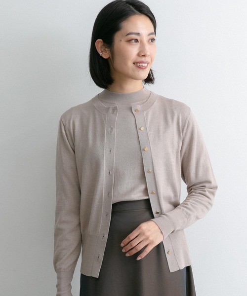 「URBAN RESEARCH」 ニットカーディガン 38 ピンク レディース URBAN RESEARCH 「URBAN RESEARCH」 カーディガン 38 ピンク