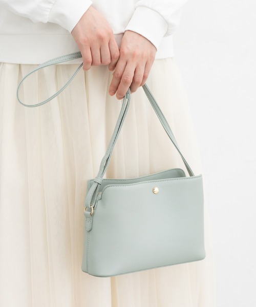 Honeys（ハニーズ） ショルダーバッグ バッグ 軽量両あおりショルダー