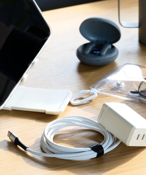 たろうページ LAKOLE（ラコレ） USB Type-C ＆ USB Type-Cケーブル「2m」 / 107523