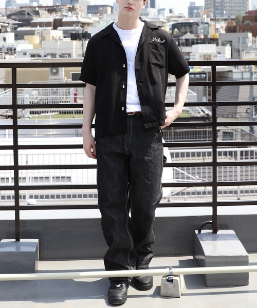 HOUSTON シャツ ボーリングシャツ(FIGTER AIRCRAFT) メンズ