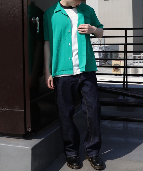 HOUSTON ボーリングシャツ(FIGTERAIRCRAFT) HOUSTON シャツ ボーリングシャツ(FIGTER AIRCRAFT) メンズ