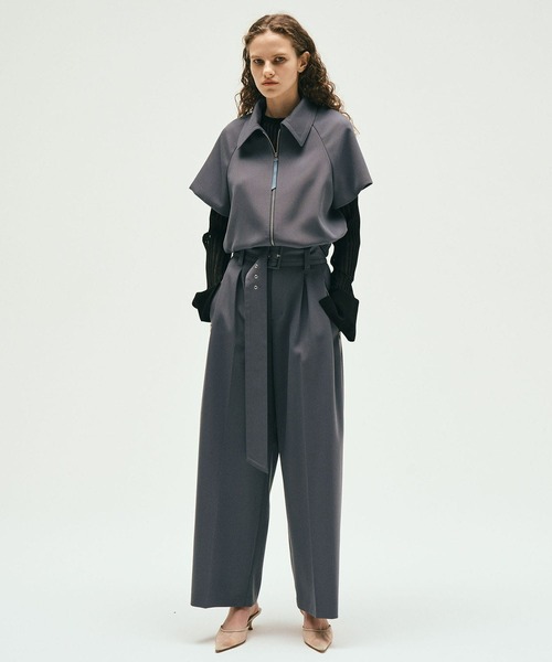 COLUMN（コラム） パンツ COLUMN / ハイウエストベルト付きパンツ