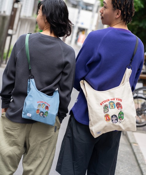 gym master ショルダーバッグ バッグ 2WAY刺繍キャンバス