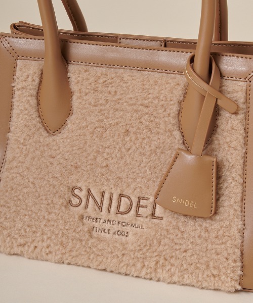SNIDEL（スナイデル） トートバッグ ボアトート レディース : ZOZOTOWN