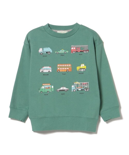 BEAMS mini トレーナー ワーキングカー スウェット （90〜130cm