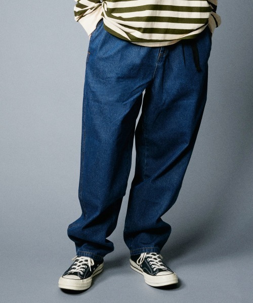 rehacer（レアセル） ジーンズ : Wide Tapered Cotton Denim メンズ 