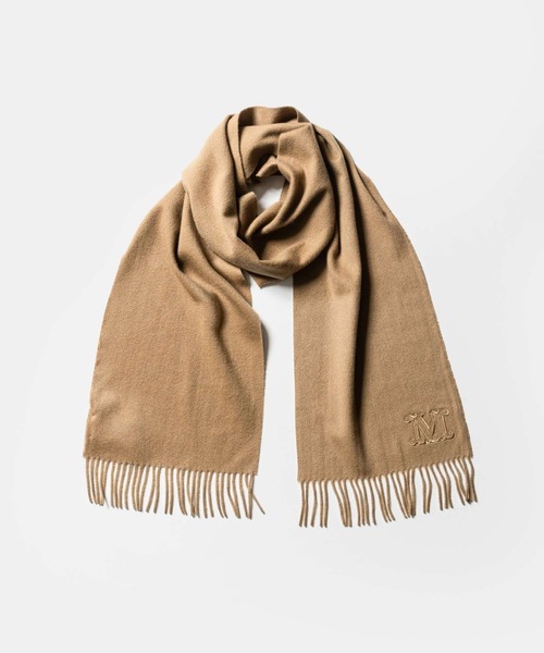 マフラー ストール MAX MARA WS DALIA マックスマーラ Mグラツィアータ フリンジ付 マフラー レディースの画像