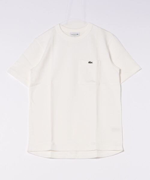 LACOSTE（ラコステ） tシャツ 「LACOSTE」鹿ノ子地ポケット半袖Tシャツ