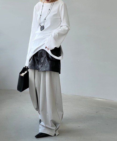 chuclla メニーway リブトップス　chw24a038 chuclla tシャツ メニーway リブトップス chw24a038 レディース