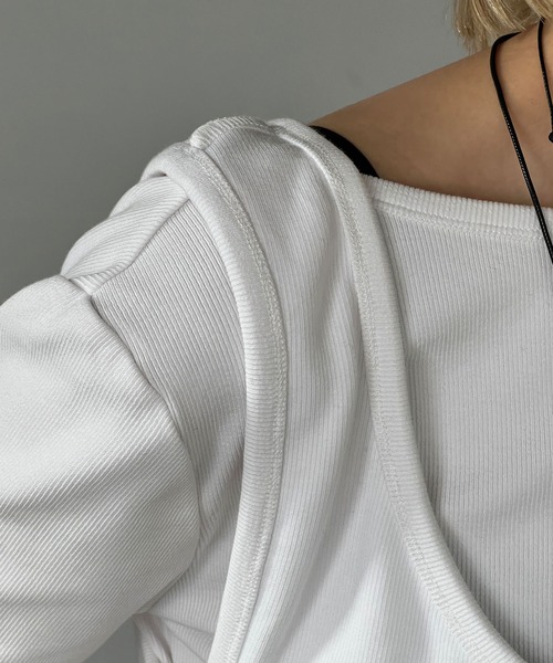 chuclla メニーway リブトップス　chw24a038 chuclla tシャツ メニーway リブトップス chw24a038 レディース