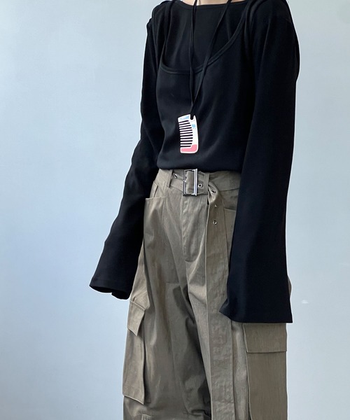 chuclla tシャツ メニーway リブトップス chw24a038 レディース