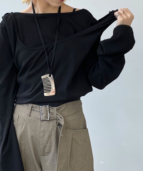 chuclla メニーway リブトップス　chw24a038 chuclla tシャツ メニーway リブトップス chw24a038 レディース