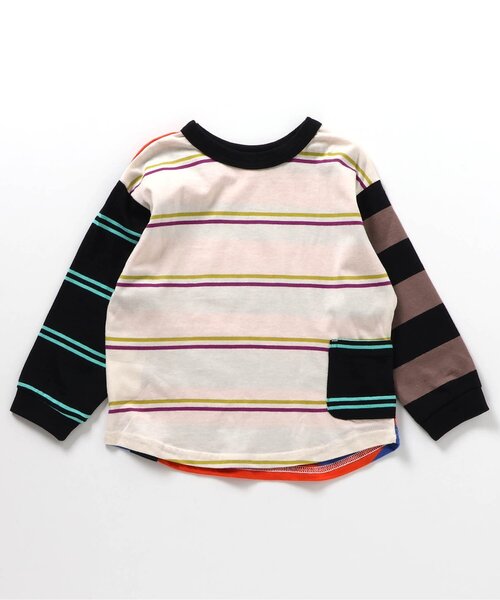 BREEZE tシャツ 「どっちも正解」DAISUKI 総柄ロンT キッズ 子供