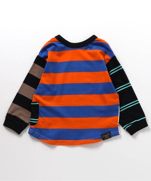 BREEZE tシャツ 「どっちも正解」DAISUKI 総柄ロンT キッズ 子供