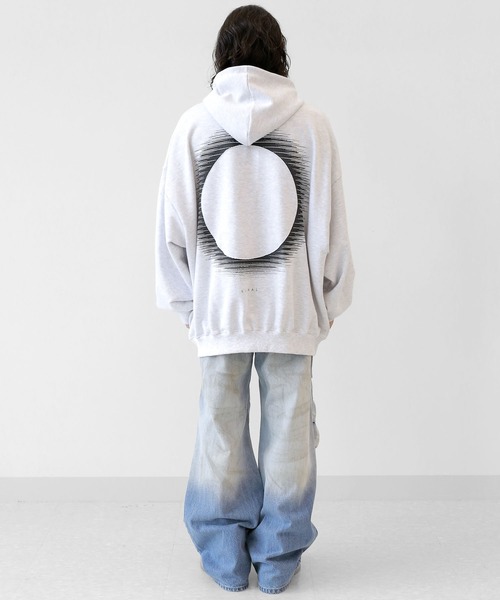 minsobi tシャツ シグナルパッチパーカー ビッグシルエット