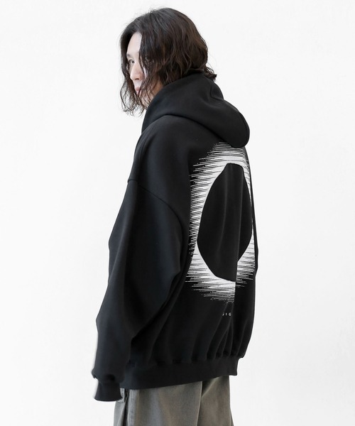 minsobi tシャツ シグナルパッチパーカー ビッグシルエット
