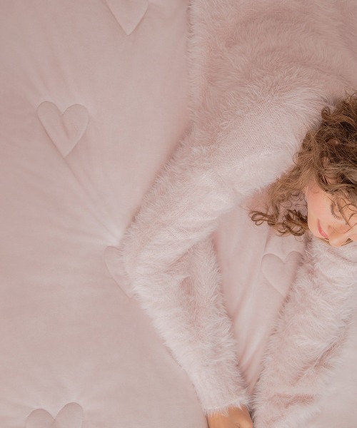 最新最全のをすべて gelato pique Sleep ベッド 寝具 「Sleep」ハートキルト 敷き シーツ・カバー
