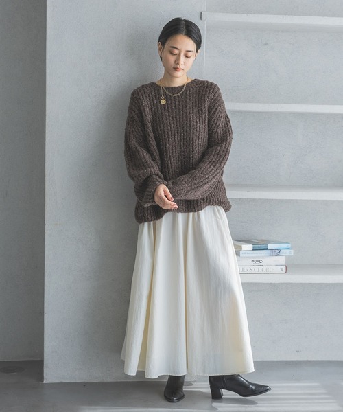 新品・29,700円☆JUDY /ラメニットプルオーバー ◎手洗い可 セール】 MIXラメブークレショート プルオーバー （ニット
