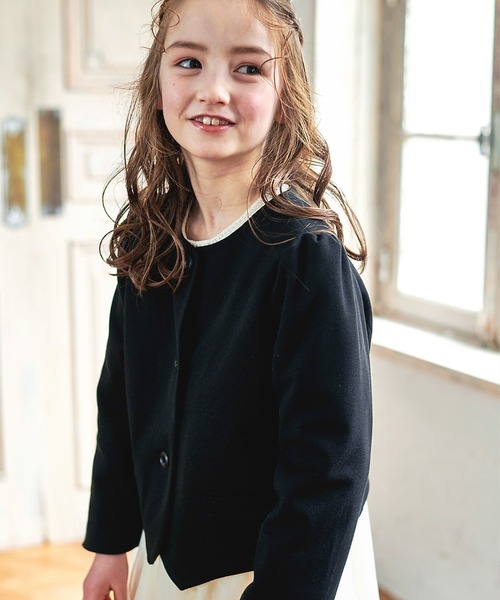 DRESCCO（ドレスコ） ノーカラージャケット アウター ブラックフレンチ