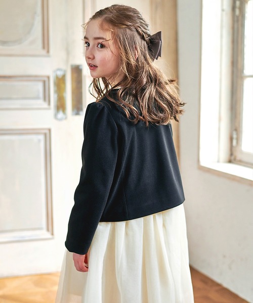 DRESCCO（ドレスコ） ノーカラージャケット アウター ブラックフレンチ