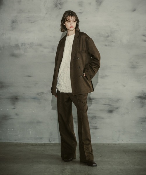 Casper John カラーレスジップテーラードジャケット　ブラック　Sサイズ CASPER JOHN（キャスパージョン）の「Collarless zip tailored