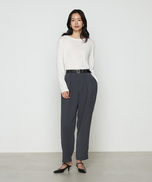 COMME CA（コムサ） tシャツ さらさらコットンKONAYUKIテレコ プル