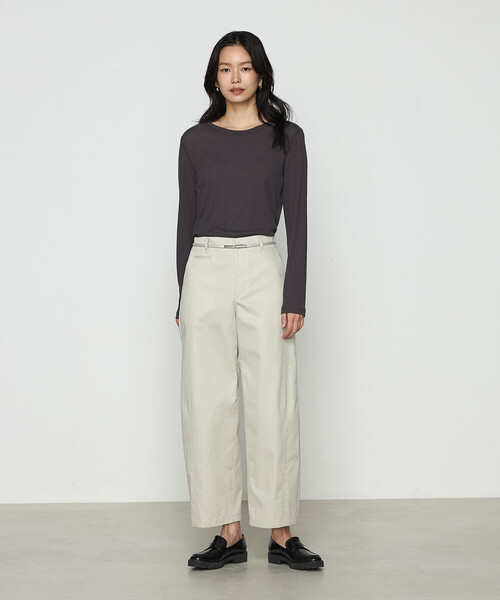 COMME CA（コムサ） tシャツ さらさらコットンKONAYUKIテレコ プル