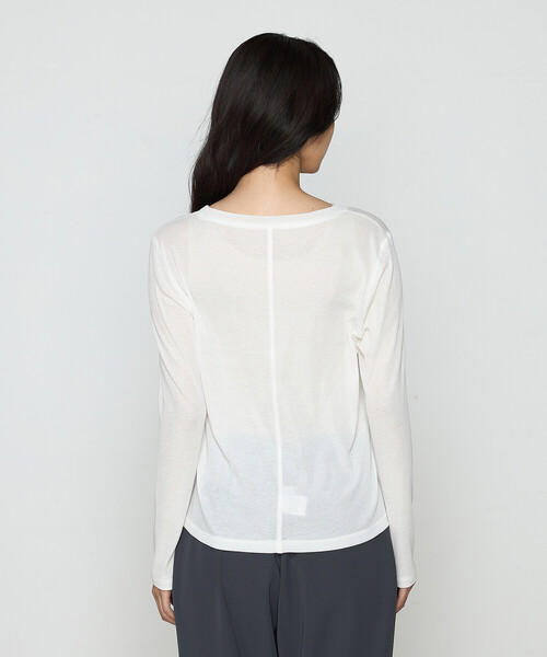 COMME CA（コムサ） tシャツ さらさらコットンKONAYUKIテレコ プル