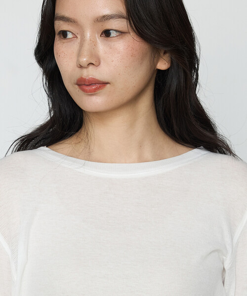 COMME CA（コムサ） tシャツ さらさらコットンKONAYUKIテレコ プル