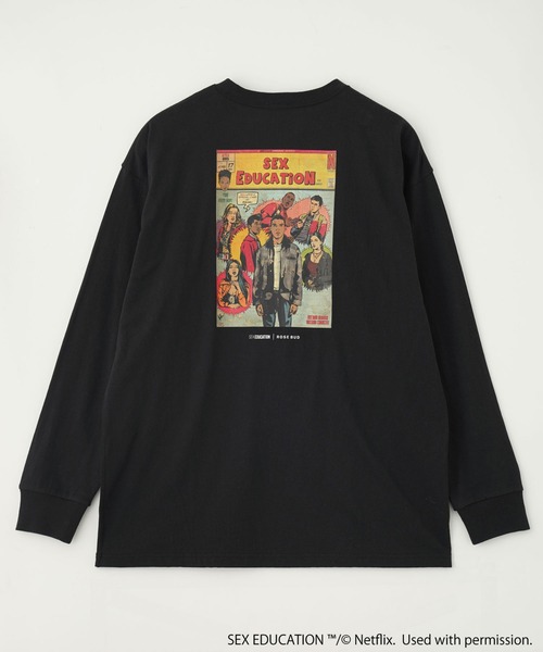 ROSE BUD tシャツ Netflix Series 'SEX EDUCATION' × BUD