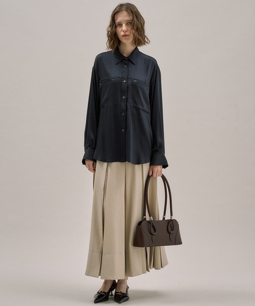 public tokyo プリクルータックフレアスカート プリクルータックフレアスカート（スカート）｜PUBLIC TOKYO