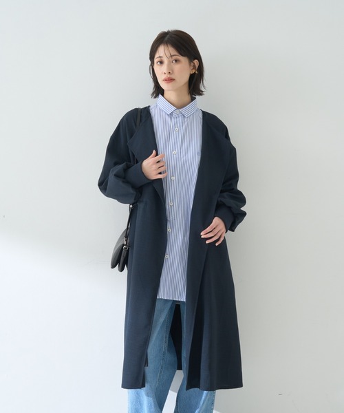 ROUGE VIF Sophie ノーカラーコート コート 「一部店舗限定