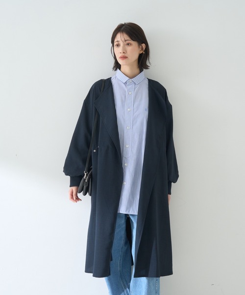 ROUGE VIF Sophie ノーカラーコート コート 「一部店舗限定