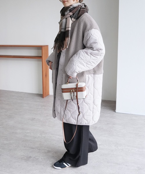 「reca」 コート M ブラック レディース_画像4