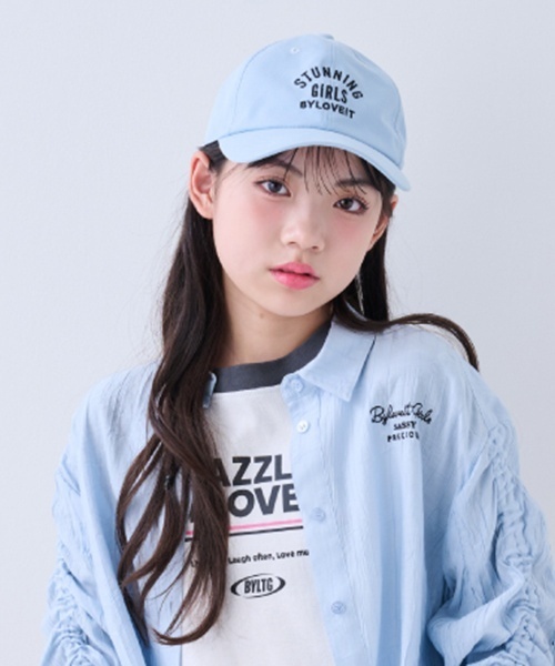 by LOVEiT キャップ 帽子 ロングリボンつきキャップ キッズ 子供