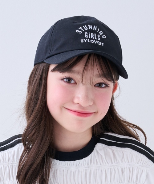 by LOVEiT キャップ 帽子 ロングリボンつきキャップ キッズ 子供