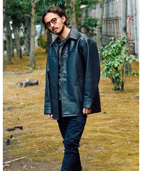 wjk レザージャケット レザーコート wjk コート ジャケット car coat メンズ : ZOZOTOWN Yahoo!店 - 通販