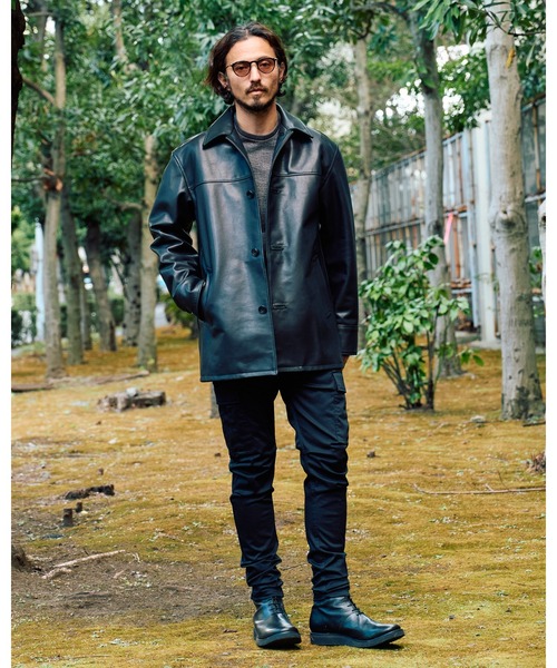 wjk レザージャケット レザーコート wjk コート ジャケット car coat メンズ : ZOZOTOWN Yahoo!店 - 通販