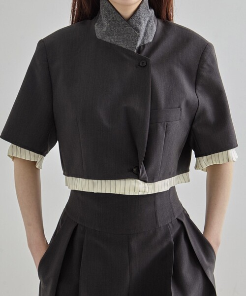 ジャケット・アウター UNITEDTOKYO Half Sleeve Cropped JK UNITED TOKYO（ユナイテッドトウキョウ） ジャケット テーラード