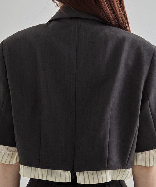 ジャケット・アウター UNITEDTOKYO Half Sleeve Cropped JK UNITED TOKYO（ユナイテッドトウキョウ） ジャケット テーラード