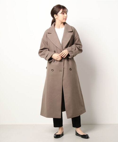 vis-'a-vis（ビサビ） 「vis-`a-vis」 トレンチコート FREE ブラウン系