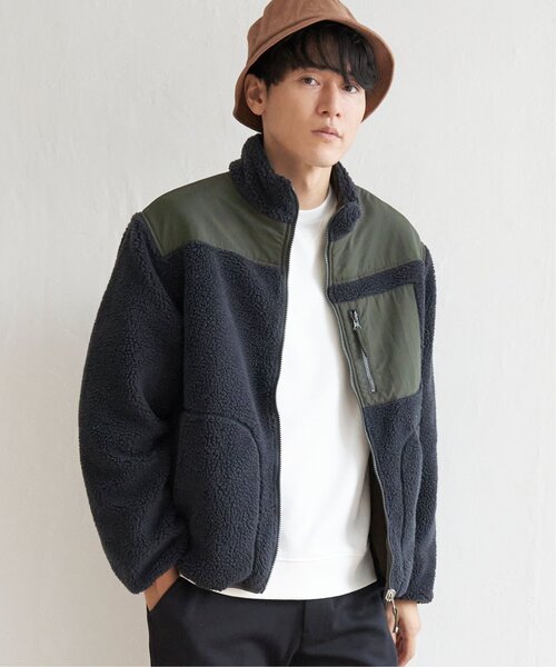 ikka（イッカ） ジップアップブルゾン M ベージュ メンズ : ZOZOTOWN