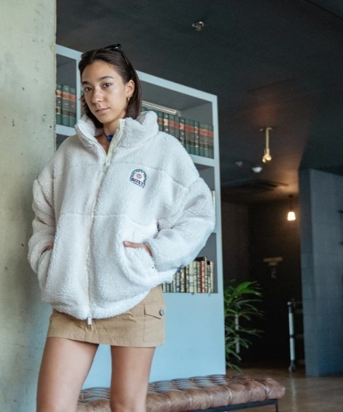 「ROXY」 ブルゾン LARGE ピンク レディース_画像3