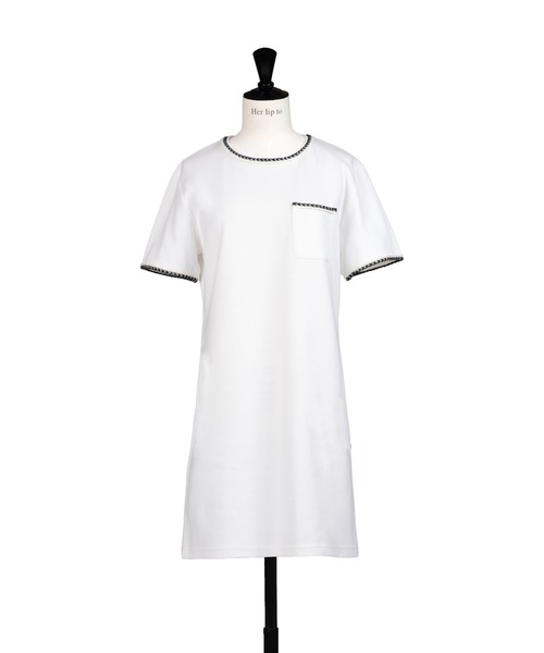 ワンピース Her lip to Braid Mini Dress Braid Mini Dress
