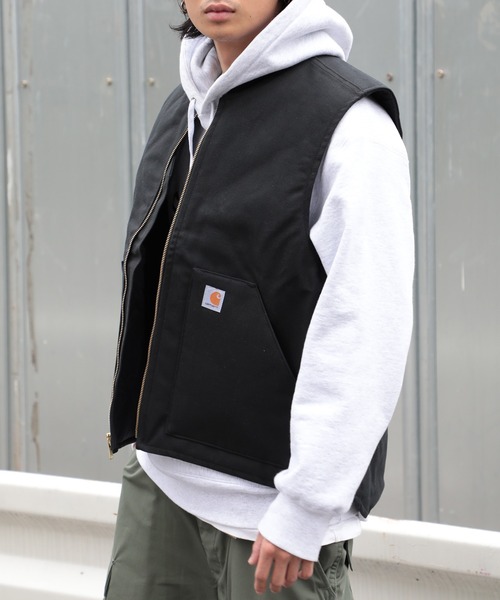Carhartt 「Carhartt」 ベスト X-LARGE ブラウン メンズ : ZOZOTOWN