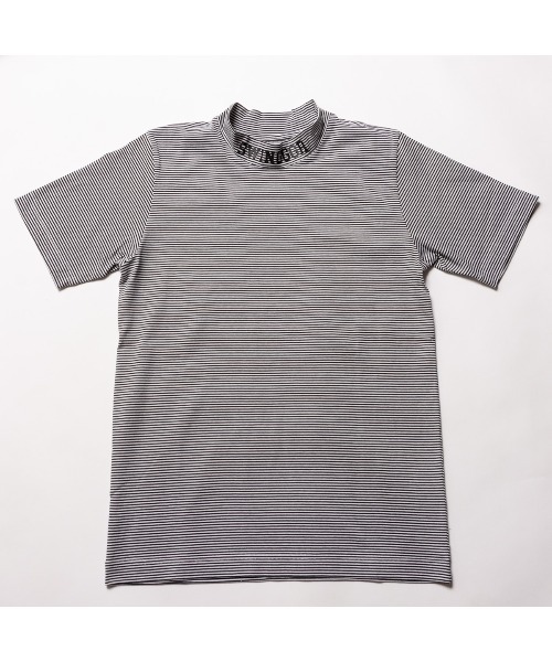 THE SWINGGGR tシャツ SWINGGGR/スウィンガー/MOCK NECK BORDER TEE