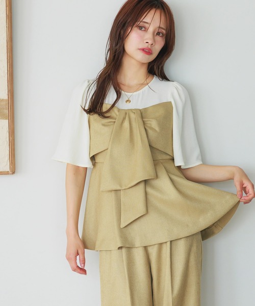 tシャツ 「追加1」ビスチェドッキングプルオーバー　 497653 レディース