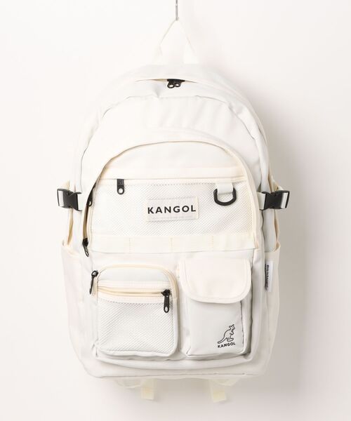 KANGOL（カンゴール） デイバック リュック 」ボックスロゴ メッシュ