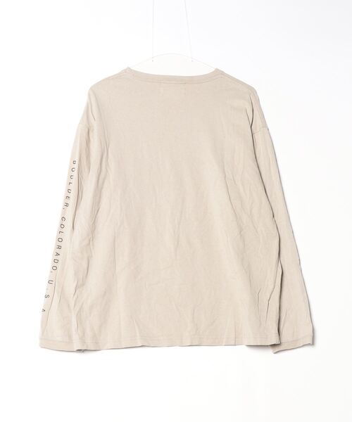 「FREAK'S STORE」 「KELTY」長袖Tシャツ MEDIUM グレイッシュベージュ メンズ