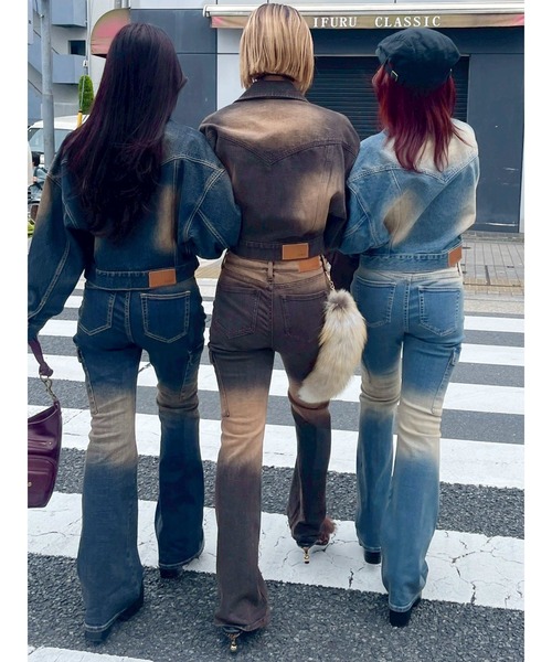 EVRIS（エヴリス） ジーンズ デニム デニムパンツ グラデーション